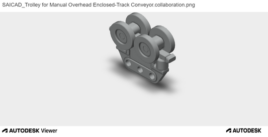 Trolleys for Overhead Enclosed-Track Manual Conveyors