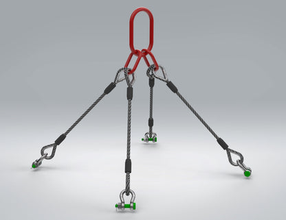 Wire Rope Slings with  Hooks
